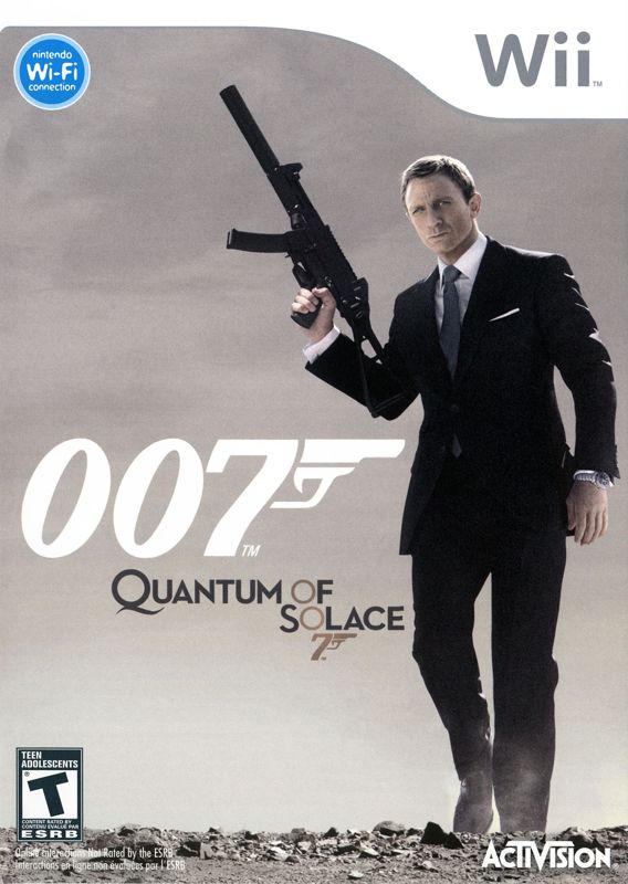 007 Quantum of Solace box art for Wii